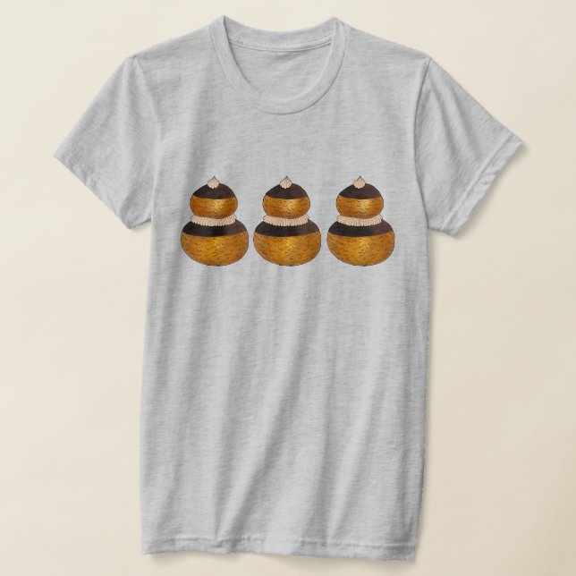 Camiseta Religieuse Choux Pastry Cream Puff Postre (Distribución)