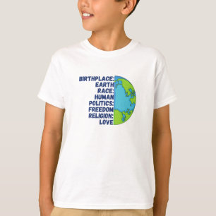 Camiseta Religión Amor Libertad Planeta del Pueblo