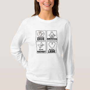 Camiseta Religión Amor Libertad Vida Ser Humano
