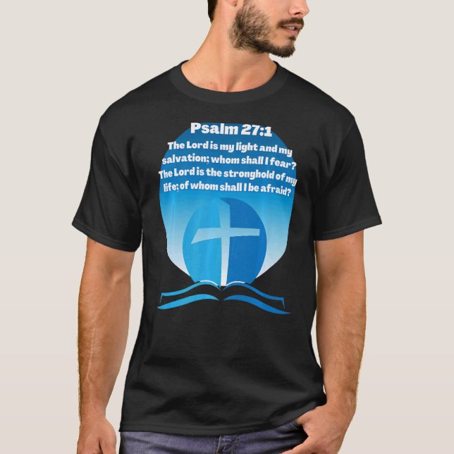 Camiseta Religión Cristiana Dios Amor Inspiración Biblia Je (Anverso)