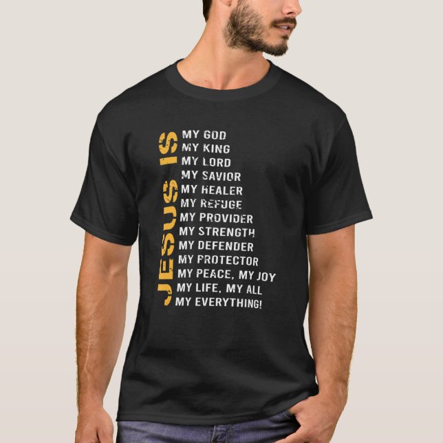 Camiseta Religión cristiana Jesús (Anverso)