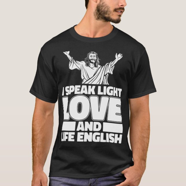 Camiseta Religión de amor cristiano Jesús Biblia Chris cató (Anverso)