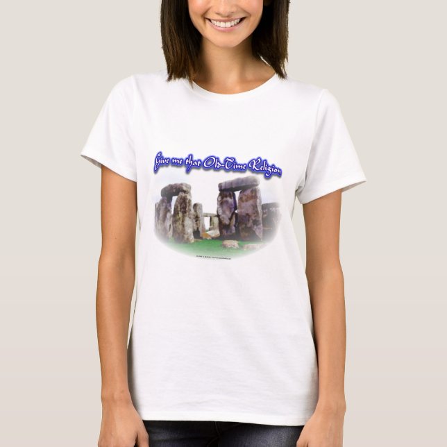 Camiseta Religión de antaño nueva (Anverso)