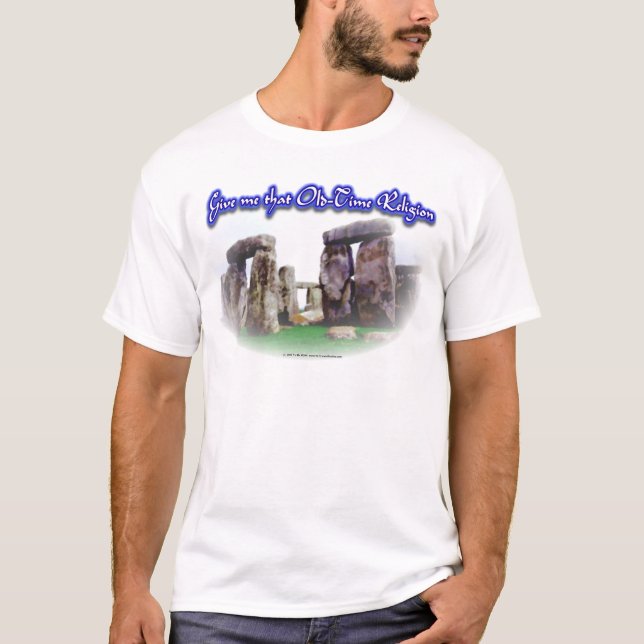 Camiseta Religión de antaño nueva (Anverso)