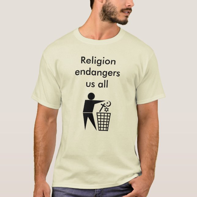 Camiseta Religión de Denormalize (Anverso)