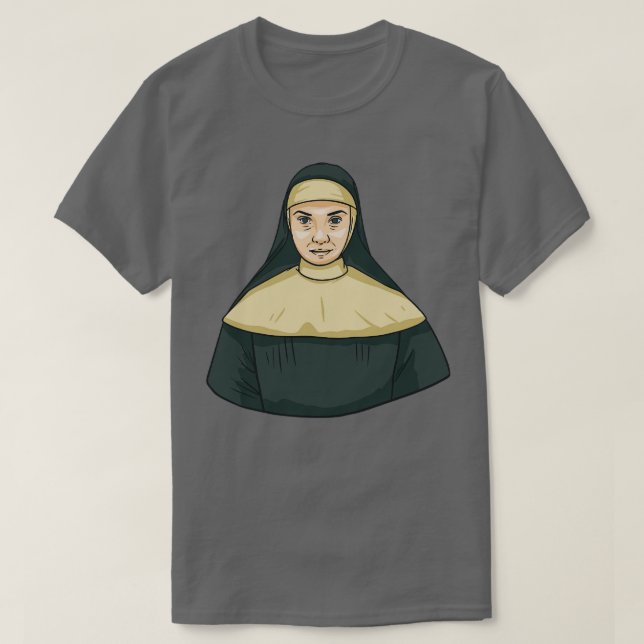 Camiseta Religión de las monjas (Diseño del anverso)