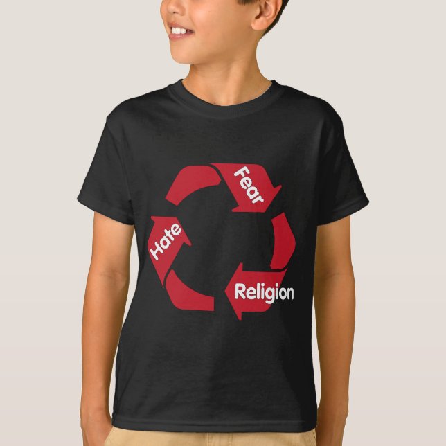 Camiseta Religión del miedo del odio (Anverso)