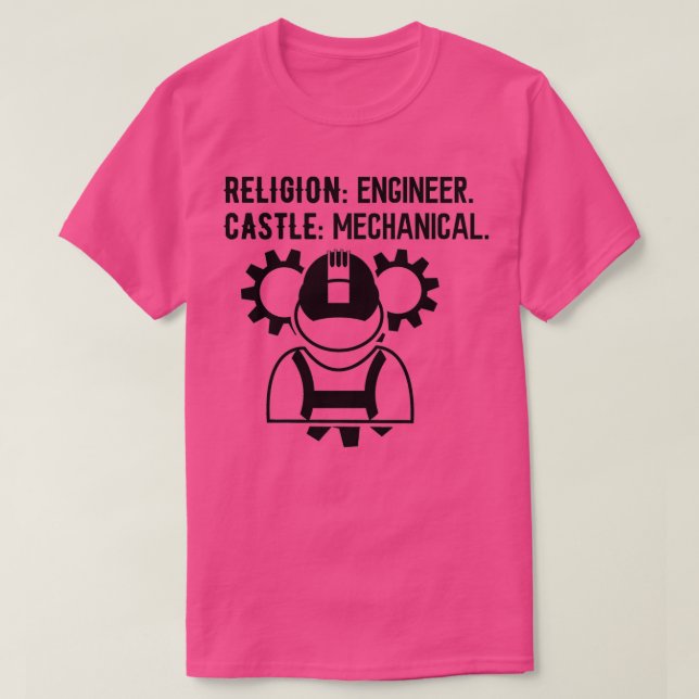Camiseta Religion Engineer (Diseño del anverso)