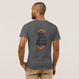 Camiseta Religión gay Jesús ama a sus hijos gays