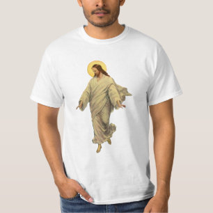 Camiseta Religión vintage, Jesucristo camina por el agua