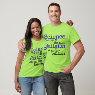 Camiseta Religión y ciencia