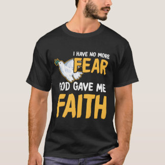 Camiseta Religioso No Siento Miedo De Que Jesús Me Diera Fi