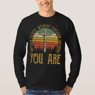 Camiseta Religioso, se sabe que es digno de ser elegido lo 