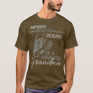 Camiseta Religious Grandmother Power of a Praying Catholic