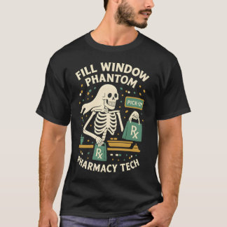 Camiseta Rellenar Ventana Phantom Pharmacia Tech Halloween