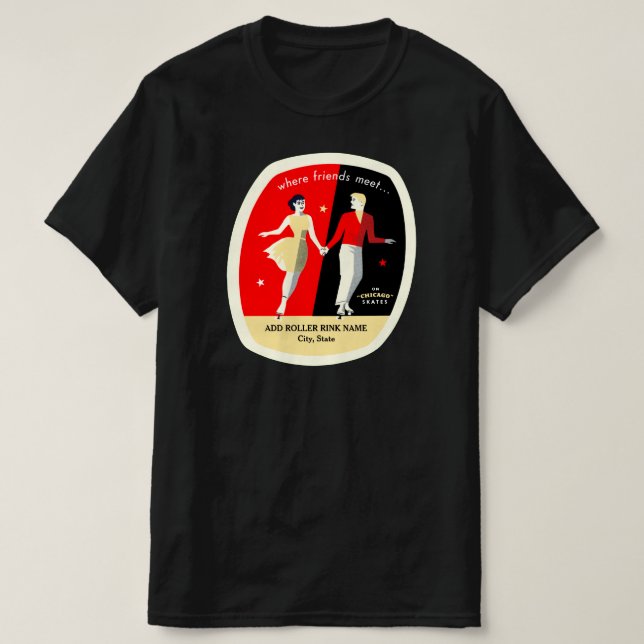 Camiseta Rellene el nombre y la ciudad, estado de su rodill (Diseño del anverso)