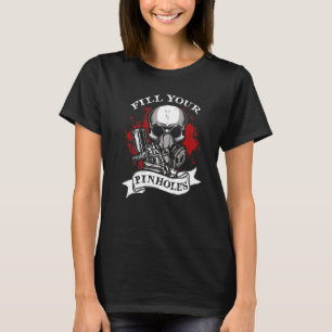 Camiseta Rellene su Pinhole Gasmask Spray Gun Car Painer