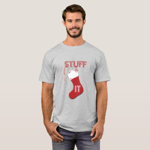 Camiseta Rellénelo navidad divertido que almacena la