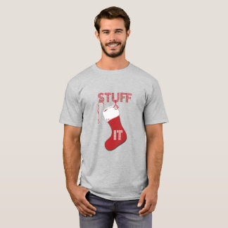 Camiseta Rellénelo navidad divertido que almacena la