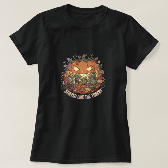 Camiseta Relleno como el pavo (Diseño del anverso)