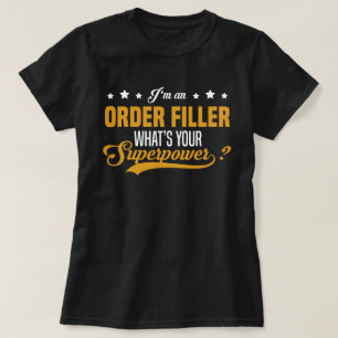 Camiseta Relleno de pedidos