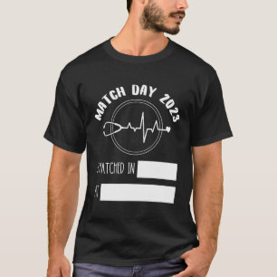 Camiseta Relleno de residencia del Médica futuro del Día de