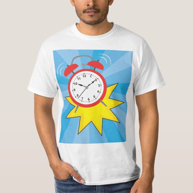 Camiseta Reloj Alarmando (Anverso)