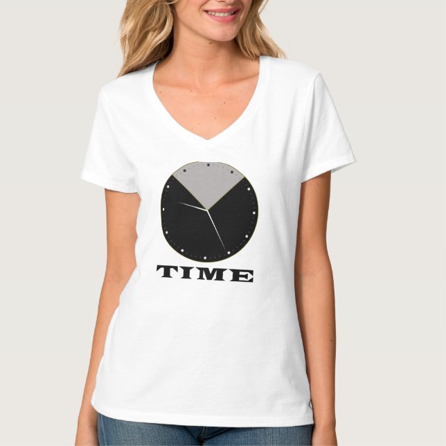 Camiseta Reloj analógico (Anverso)