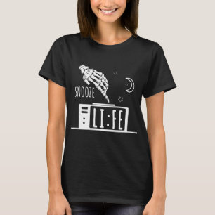 Camiseta Reloj de alarma de vida de sueño divertido
