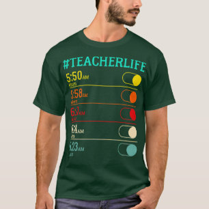 Camiseta Reloj de alarma de vida del profesor