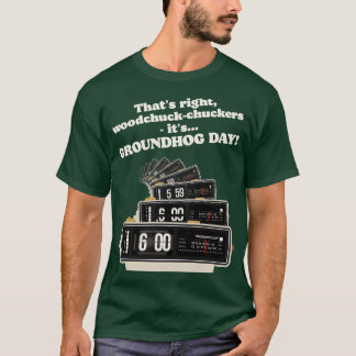 Camiseta Reloj de alarma del Día de la Marmota
