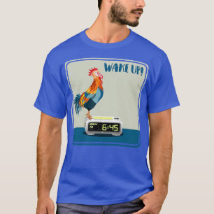 Camiseta Reloj de alarmas de gallo