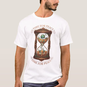 Camiseta Reloj de arena ornamentado vintage tiempo para la