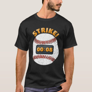 Camiseta Reloj de béisbol de 15 segundos Caja de Batería de