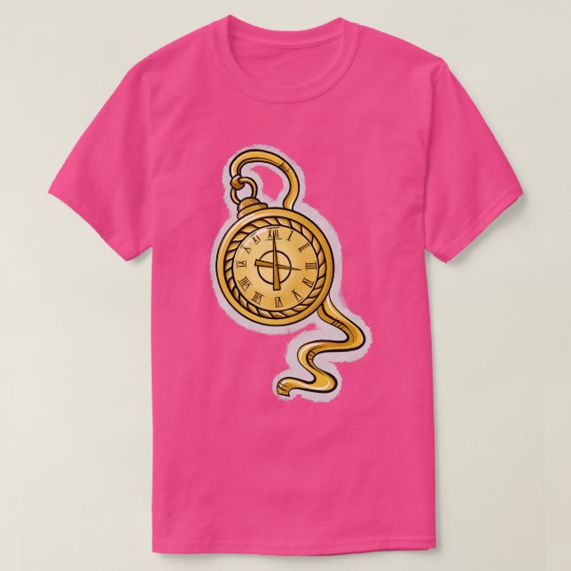 Camiseta Reloj de Bolsillo Antiguo (Diseño del anverso)