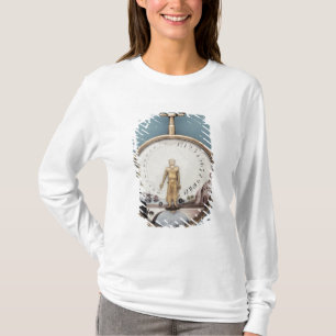 Camiseta Reloj de bolsillo encajonado oro