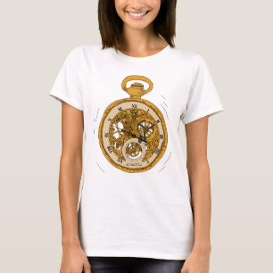 Camiseta Reloj de bolsillo ilustrado