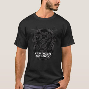 Camiseta Reloj de ciervos Cazando al hobby Hunter Pastime T