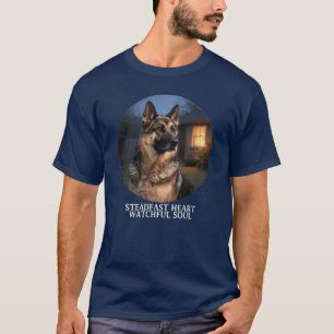 Camiseta Reloj de corazón firme Alma vigilante