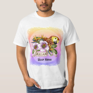 Camiseta Reloj de loros