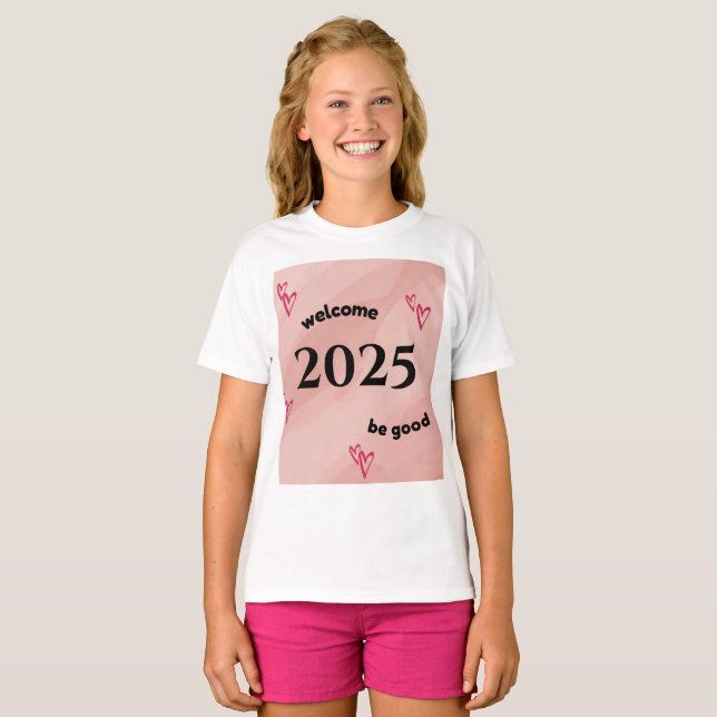Camiseta reloj de pared 2025 (Anverso completo)
