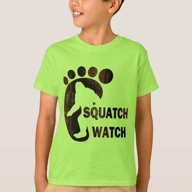 Camiseta Reloj de Squatch (Anverso)