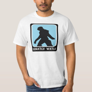 Camiseta Reloj de Squatch - cazador de Sasquatch Bigfoot