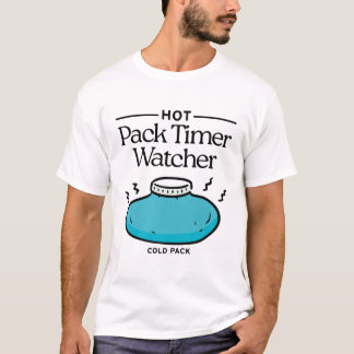 Camiseta Reloj de temporizador de compresa caliente fría
