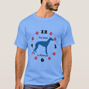 Camiseta Reloj de tiempo de rescate de Greyhound