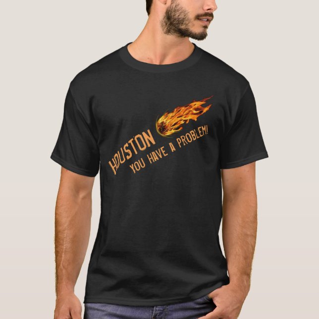 Camiseta Reloj del meteorito de Houston (Anverso)