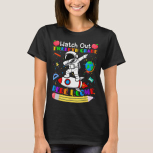 Camiseta Reloj divertido, ten cuidado, senior, aquí voy ast