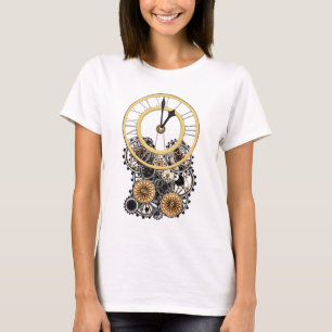 Camiseta Reloj elegante elegante de Steampunk del vintage