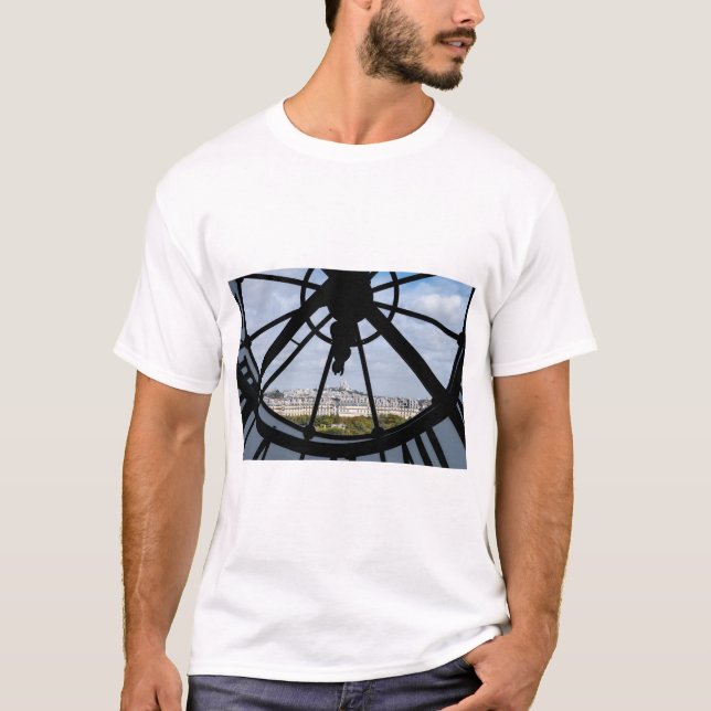 Camiseta Reloj gigante de vidrio en el Museo de Orsay - Par (Anverso)