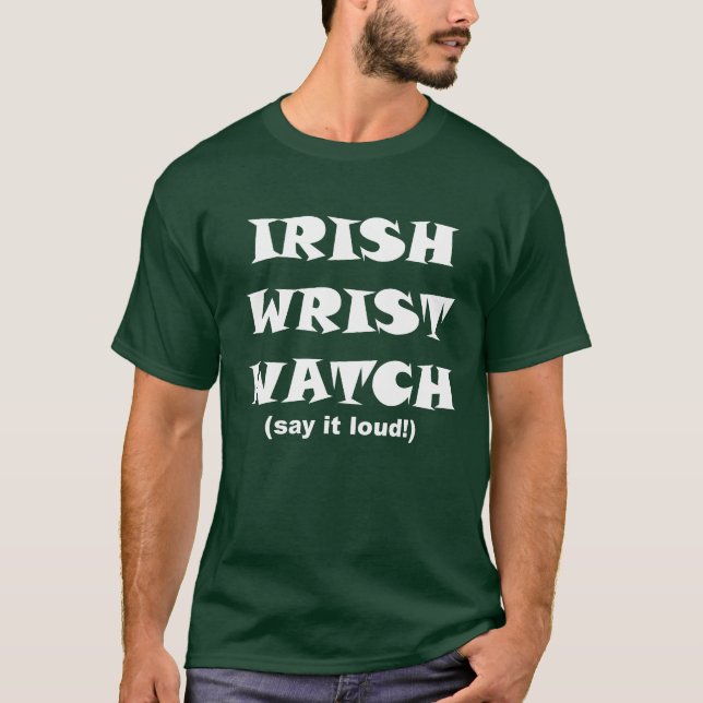 Camiseta Reloj irlandés (Anverso)